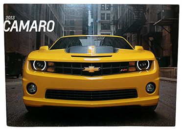 Chevrolet 2013 Camaro • Dealer sales brochure • #C2013SB