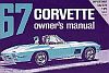 1967 Corvette Owner's Manual • ENGLISH text • #1967OM