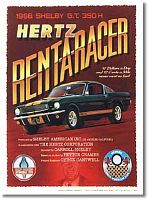 HERTZ Shelby G.T.350H - Poster - Item #GT350H