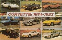 Bloomington Gold CORVETTE 74...82 - Poster - Item #197482BG