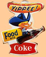 3D Food and Coke • Tin Sign • #CC856195TS