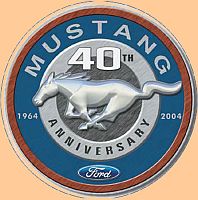 Ford Mustang 40th Anniversary • Tin Sign • #FM1206TS