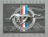 Ford Mustang 35th Anniversary • Tin Sign • #FM1206TS