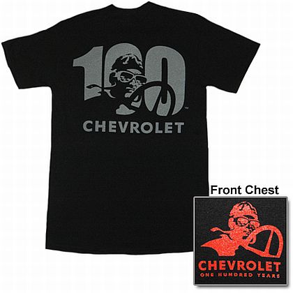 Centennial CHEVROLET T-shirt • Front and Back Design • #T10010