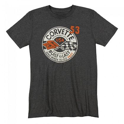 1953 Corvette Built To Go Fast! • T-shirt • #C1T567 • www.corvette-plus.ch