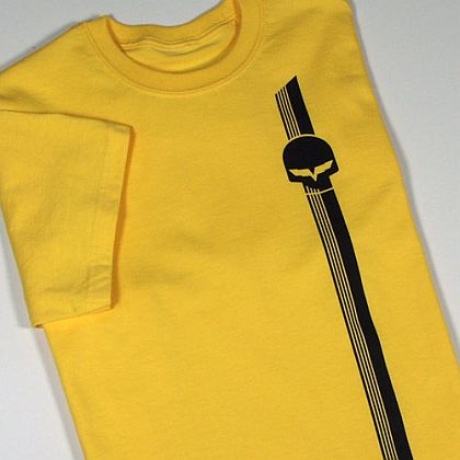 Bad Boy JAKE Scrape T-shirt • Yellow with black JAKE logo