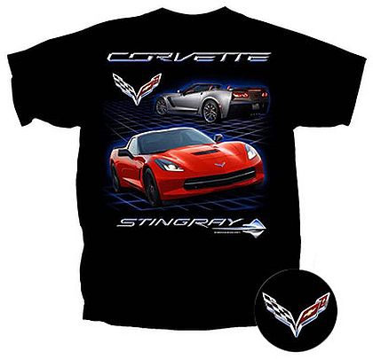 C7 Corvette Stingray Coupe and Convertible T-Shirt • #C7T16709