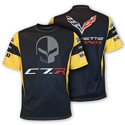 2014 Corvette Racing Team Shirt • Black/Yellow • #T167