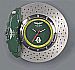 ASTON MARTIN RACING disc brake wall clock • Green caliper & Silver disc • #AA40018