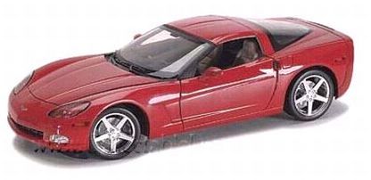 C6 Corvette red coupe BIG 1:12 scale item #B6049